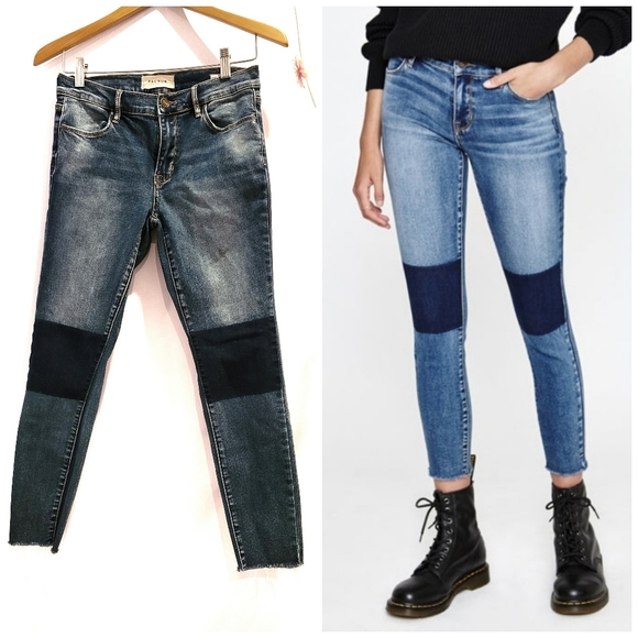 PacSun Denim - PACSUN Super Stretch Color Block Ankle Jegging